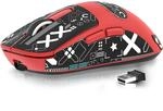 ATTACK SHARK X3 49g Superlight Maus mit Klebeband, PixArt PAW3395 Gaming-Sensor,