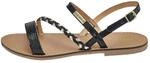 Les Trop&eacute;ziennes by M. Belarbi Damen Hanano Sandalen mit Riemchen hinten, Schwarz