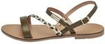 Les Trop&eacute;ziennes by M. Belarbi Damen Hanano Sandalen mit Riemchen hinten, Khaki