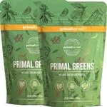 Primal Harvest Super Greens Pulver mit 27 Pflanzenstoffen, inkl. Spirulina &