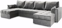 Masseno Ecksofa NAKO mit Schlaffunktion U-Form, Sofa mit Bettkasten,...