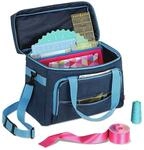 Prym 612634 N&auml;hmaschinen-Tasche (Jeans/ t&uuml;rkis) ,44 x 20 x 35 cm, ungef&uuml;llt