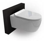 Bernstein sp&uuml;lrandloses Wand-WC NT2039 Wei&szlig; &ndash; H&auml;nge WC mit NANO-Beschichtung,