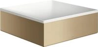 hansgrohe AXOR Suite Aufsatzwaschtisch, eckig, 285x285mm, mit METAllrahmen, ohne