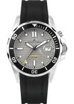 JACQUES LEMANS Herrenuhr Hybromatic Silikonband massiv Edelstahl 1-2170B