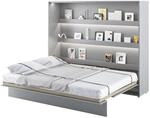 MEBLINI Schrankbett Bed Concept - Wandbett mit Lattenrost - Klappbett mit Schrank -