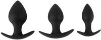Black Velvets Anal Trainer Set - 3-teiliges Analplug-Set f&uuml;r Anf&auml;nger und