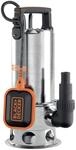 Black+Decker BXUP1100XDE Tauchpumpe f&uuml;r Schmutzwasser (1100 W, max. F&ouml;rderleistung