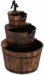 vidaXL Gartenbrunnen mit Pumpe 60x60x94 cm Massivholz Tanne