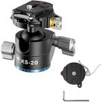 SIRUI KS-20 Kugelkopf f&uuml;r Stativ, 33 mm Low-Profile-Kugelkopf, 360&deg;