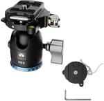 SIRUI KS-5 Kugelkopf Low Profile f&uuml;r Stativ, 29 mm 360&deg; Panorama Aluminium