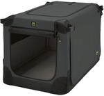 Maelson Soft Kennel faltbare Hundebox -anthrazit - XXL 120 - (120 x 77 x 86 cm)