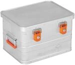 Alubox B29 - Aluminium Transportbox 29 Liter Alukiste mit Gummidichtung - Inhalt vor