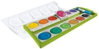 Pelikan Farbkasten K12, Deckfarbkasten mit 12 Farben, Farbe: Gr&uuml;n, inkl....