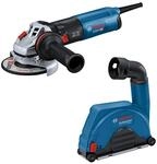 Bosch Combi-Set GWS 14-125 + GDE 115/125 FC-T