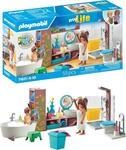 PLAYMOBIL MyLife 71611 Badezimmer, inklusive Zwei Figuren und zahlreichen