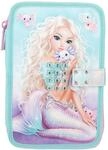 Depesche 12299 TOPModel Mermaid - Gef&uuml;llte 2-Fach Federtasche in T&uuml;rkis und Lila,