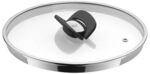 WMF Click&Serve Pfannen- Topfdeckel 24 cm, stapelbar, Glasdeckel mit