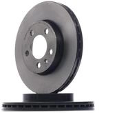 BREMBO 2 x B r e m s s c h e i b e 09.D570.11 Innenbel&uuml;ftet, Kompatibel mit: AUDI A1
