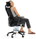 Desktronic Verstellbarer ergonomischer B&uuml;rostuhl | Schreibtischstuhl mit