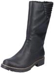 Rieker Damen Y9191 Hochschaftstiefel, Schwarz, 38 EU