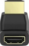 Hama 00205164 HDMI Adapter [1x HDMI-Buchse - 1x HDMI-Stecker] Schwarz