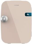 Cecotec Mini-K&uuml;hlschrank Bolero MiniCooling 4L R&iacute;o Cream, Betrieb mit 12V-220V,