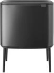 Brabantia gro&szlig;er Bo Touch Bin f&uuml;r die K&uuml;che 36 l | Soft-Touch-Abfalleimer mit