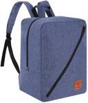 Granori Handgep&auml;ck Rucksack Minimalist 40x30x25 cm | Leichter gepolsterter Flugzeug