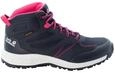 Jack Wolfskin Woodland Texapore Mid K Walking-Schuh, Night Blue/Pink, 32 EU