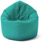 Lumaland Sitzsack Drops: runder Sitzsack (300 L) mit 2-in-1-Funktion f&uuml;r bequemes
