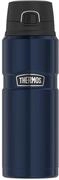 THERMOS STAINLESS KING Thermosflasche blau 0,70l - Edelstahl, absolut dicht, 15h