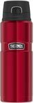 THERMOS STAINLESS KING Thermosflasche rot 0,70l - Edelstahl, absolut dicht, 15h hei&szlig;