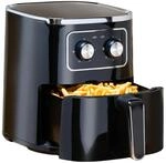 alpina Airfryer 4.5L - Hei&szlig;luftfritteuse 1-4 Personen - Air Fryer mit Timer-Funktion