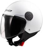 LS2, Jet-Motorradhelm SPHERE II SOLID White, XS
