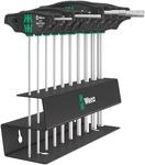 Wera 05023454001 454/10 HF Set Imperial 2, Quergriff-Schraubendreher-Satz,...