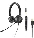 Renkforce RF-HS-360 On Ear Headset kabelgebunden Stereo Schwarz Lautst&auml;rkeregelung,