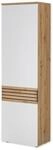 70-023-T2 Garderobenschrank MILAN Hochschrank Artisan Eiche Nb. / Wei&szlig; ca....