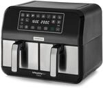 Kenwood kHealthy Fry Twin Airfryer HFM20.000MB, 8L (2x4L), Doppelkammer, 8 Programme,