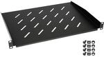 HMF 65499 Fachboden f&uuml;r Serverschrank | 19 Zoll | 1 HE | 350 mm Einbautiefe 
