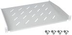 HMF 65499 Fachboden f&uuml;r Serverschrank | 19 Zoll | 1 HE | 350 mm Einbautiefe 