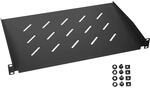 HMF 65499 Fachboden f&uuml;r Serverschrank | 19 Zoll | 1 HE | 300 mm Einbautiefe 