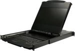 StarTech 1HE 17" 1080p Dual-Rail DVI/VGA LCD KVM-Konsole (RKCOND17HD)