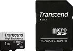 Transcend 1TB microSDXC 350V Speicherkarte mit Adapter, UHS-I U3, V30, High