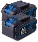 Original Scheppach 20V Akku Doppelpack Set 2x 4Ah Akku Ersatzakku | 20V-IXES-Serie 