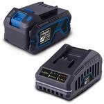 Original Scheppach 20V Starter Kit bestehend aus 4Ah Akku & Ladeger&auml;t 2,4A...
