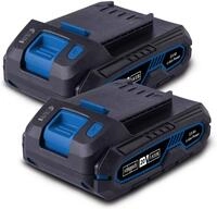 Original Scheppach 20V Akku Doppelpack Set 2x 2Ah Akku f&uuml;r 20V-IXES-Serie 