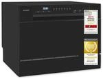 Exquisit GSP5206-030D Tischgeschirrsp&uuml;ler - Mini Sp&uuml;lmaschine Schwarz