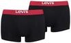 Levi's Herren Trunk Underwear, Black/Red, M