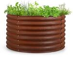 blumfeldt Rust Grow Hochbeet Gartenbeet, verzinktes Stahlblech,...